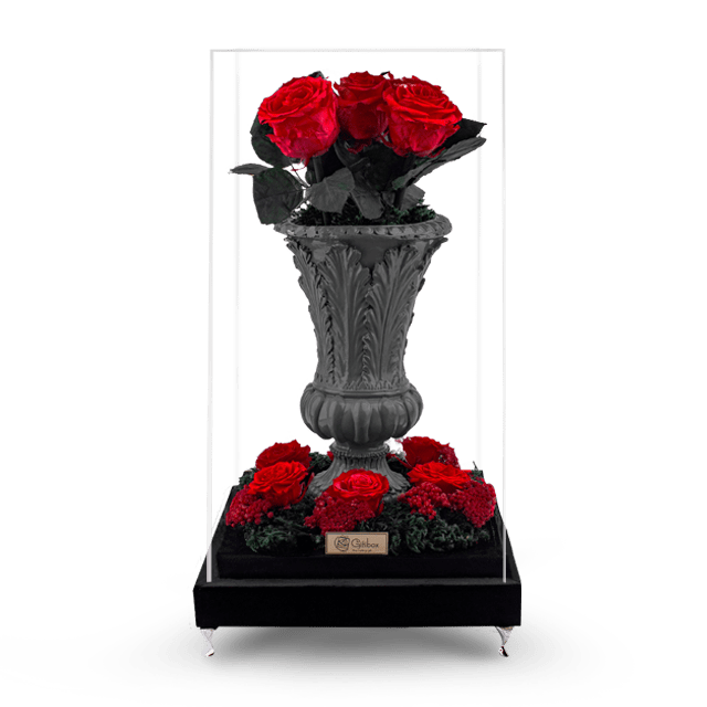 باکس رز جاودان مدل تندیس Vase